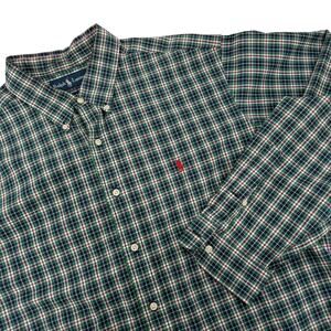 Ralph Lauren Classic Fit Men's XXL Plaid Long Sleeve Button Up